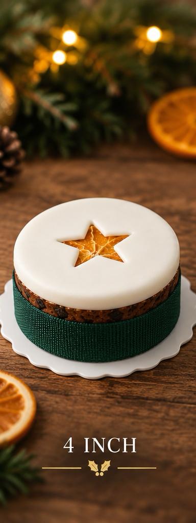 Christmas Cake with Coedcanlas No 8 Marmalade