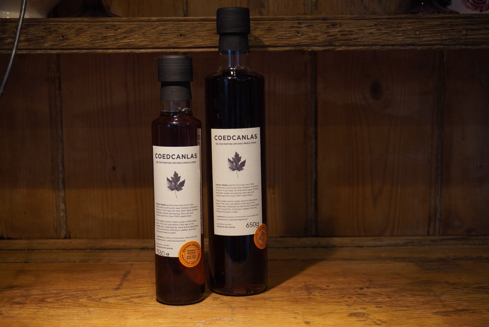 Delton Martin’s Ontario Maple Syrup , Amber