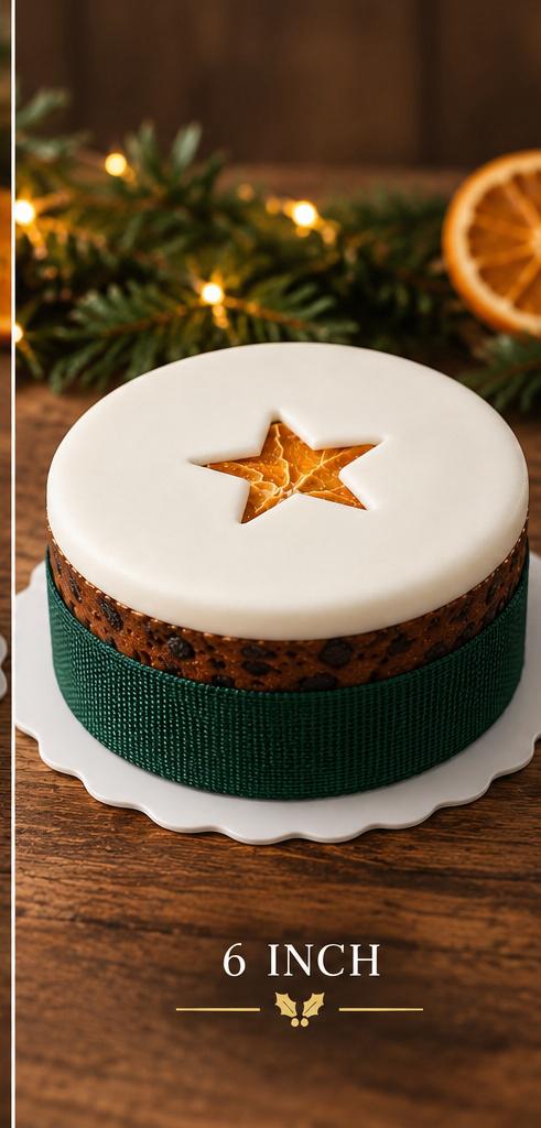 Christmas Cake with Coedcanlas No 8 Marmalade