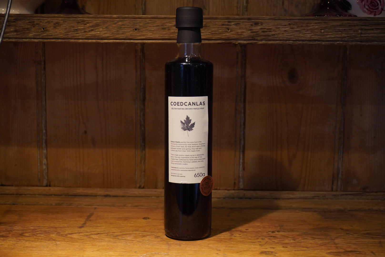 Delton Martin’s Ontario Maple Syrup , Dark