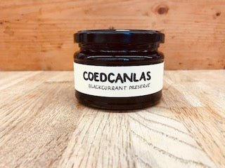 Coedcanlas Blackcurrant Preserve , winner of the Great Taste Golden Fork 2017